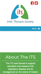 Mobile Screenshot of irishthoracicsociety.com